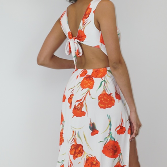 Tropic Vibes Maxi Thigh Slit Dress - Picture 4 of 6